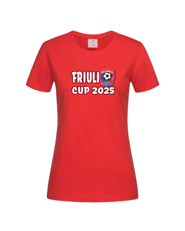 FRIULI CUP 2025 T-Shirt - Damen - scarlet red