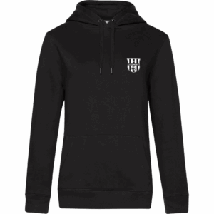 Kapuzenpullover schwarz Damen