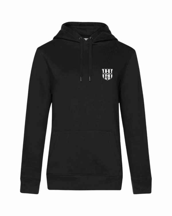 Kapuzenpullover schwarz Damen