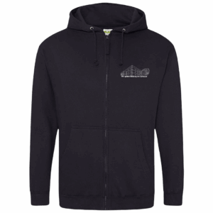 Zip-Hoodie schwarz unisex Zip-Hoodie schwarz unisex