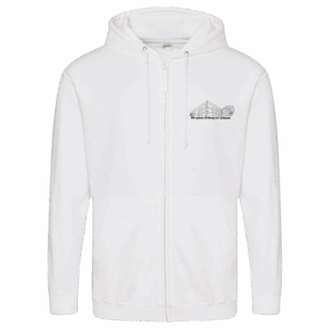Zip-Hoodie weiß unisex Zip-Hoodie weiß unisex