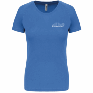 Performance Shirt blau Damen
